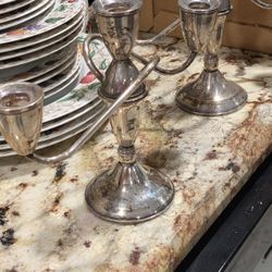 Sterling Candelabras