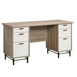  Anda Norr Executive Desk with File Drawers