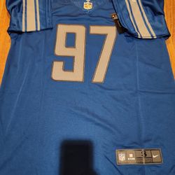NFL Detroit  Lions football uniform No.97 Aidan Hutchinson jersey 