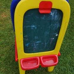 Whiteboard and chalkboard for kids