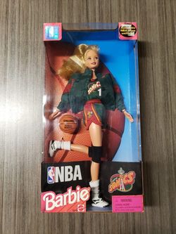 Mattel Barbie Doll NBA Seattle Sonics