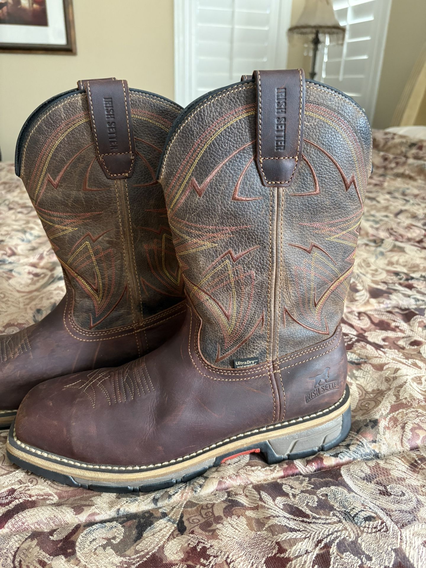 Mens Red Wing Boot Size  9 1/2