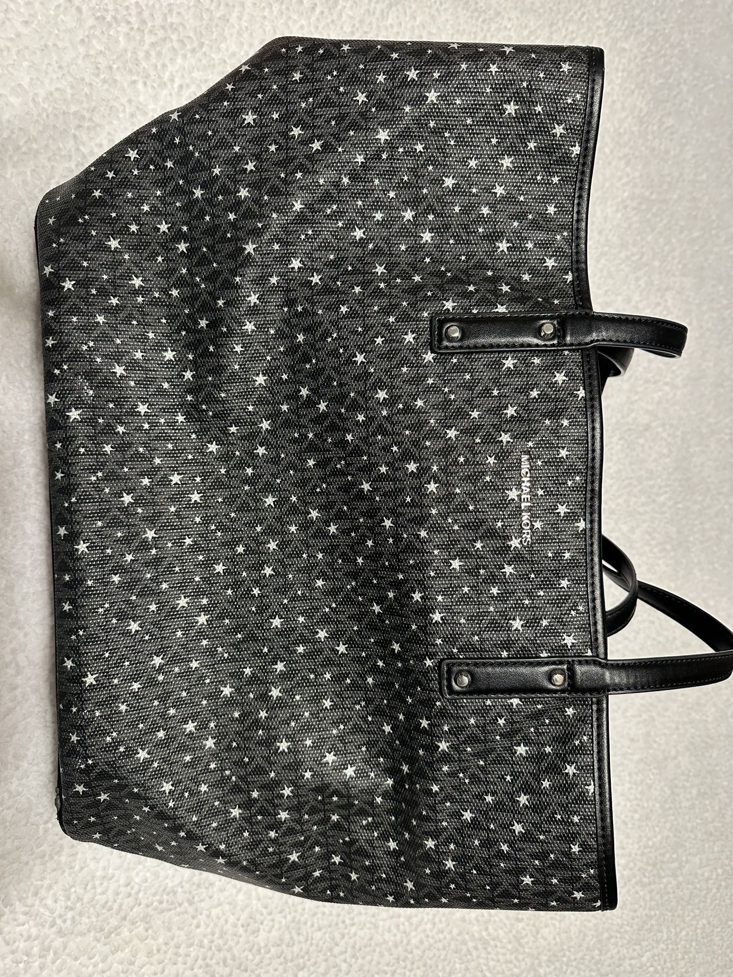 Michael Kors Black/Grey Star Tote Bag
