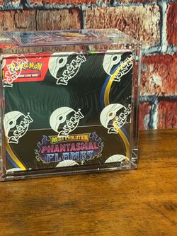 Phantasmal Flames Booster Box Pokemon Card Box