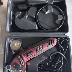 Multifunction Corded Mini Circular Saw Machine Set, 400W High Powered cordless circular saw Machine, Professional Compact Rotorazer Saw for Cut Drywal