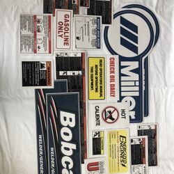 Miller Welder Decal Kit