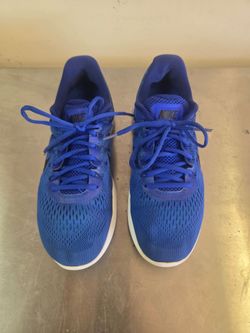 Nike Lunarglide 8 Racer Men's Size 8.5 Blue Running Shoes Sneakers AA8676-400