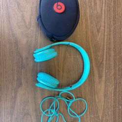 Beats Headphones Turquoise 