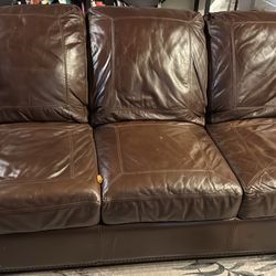 Leather Couch And Loveseat