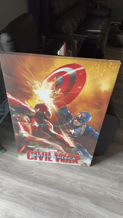 Captain War Heroes Giant Art Cartoon Character 