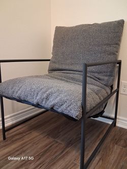 Metal chair thick cushion