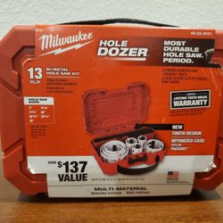 13 Pcs Bi-Metal Hole Saw Kit Drill Bit