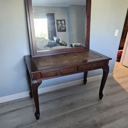 Mirror and Table
