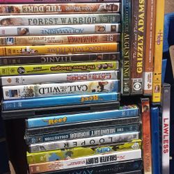 About 200 Blueray/DVD Movies 