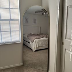 Large Arched Full Length Floor Mirror – Modern
