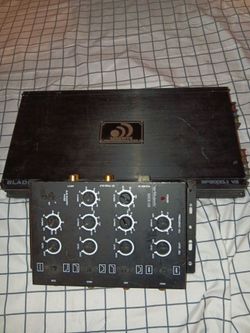 Massive bp2000 mono block two chanel amp and epic centre