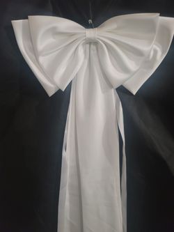 Satin Bow Train for Wedding Dress Removable