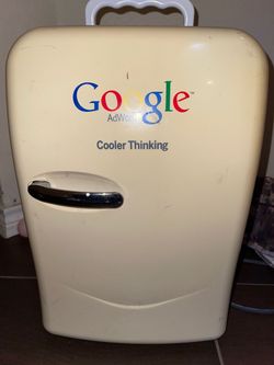 Vintage 2006 Google AdWords Mini Fridge | Cooler Thinking Collectible Memorabilia