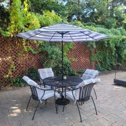 Cast Iron Table And Chairs