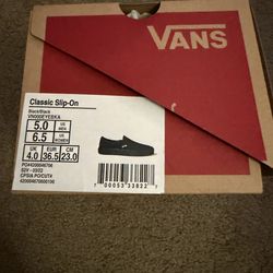 New Black Vans