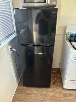 Black fridge