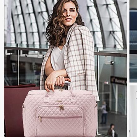 LOVEVOOK Weekender Bag for Women Cute Travel Tote Bag Gym Duffel