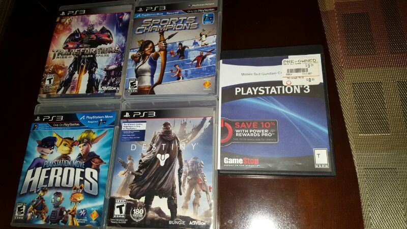 5 Ps3 Games, No scratches, great condition!