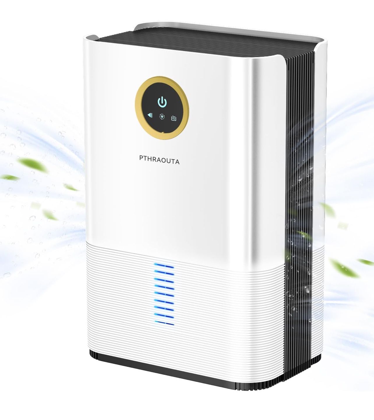 Dehumidifier for Room for Home, (850 sq.ft) Small Dehumidifiers with Drain Hose, Safe Drainage Auto-off Odor Removal 2 Duak-Core Portable Deshumificad