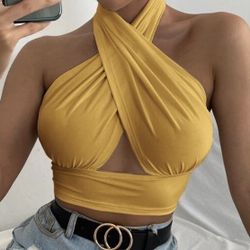 Cropped Halter Top