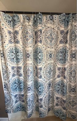 Shower curtain and shower rings