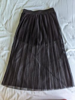 Sheer Black Skirt - Love, Fire