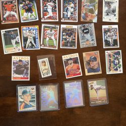 Houston Astros Baseball Card Lot