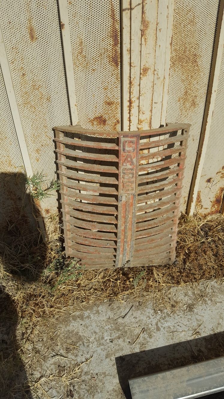 Case tractor grill