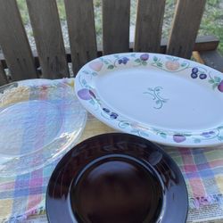 Princess House Platter And Plate Variety 