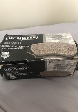 Wearever silver organic brake pads