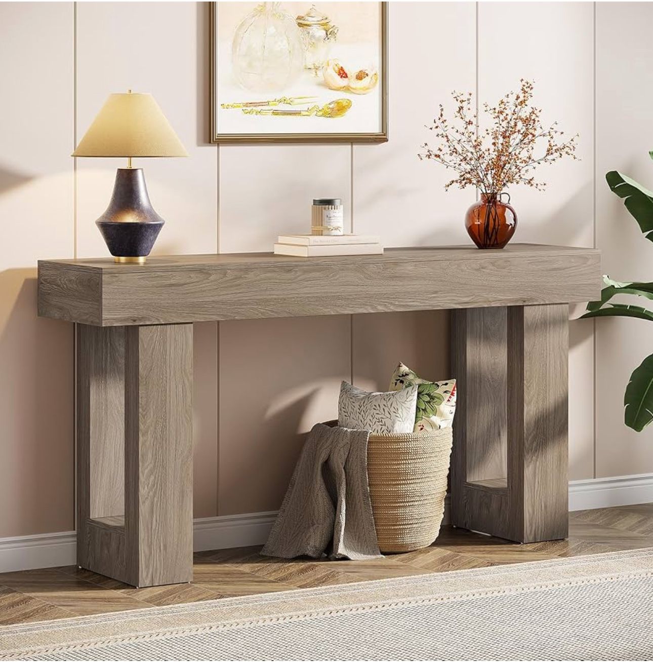 63-Inch Long Console Table
