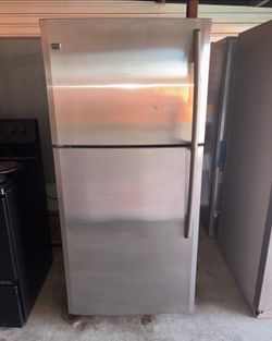 Maytag Stainless Steel Refrigerator And Freezer