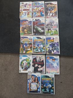 Nintendo Wii Games Lot of 14