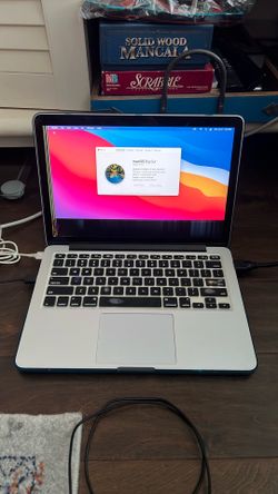 MacBook Pro 13” A1502 Retina for parts! Still works but screen has bands on the left and bottom half