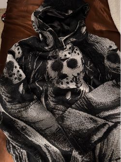 Black Size M Oversized Jason Hoodie