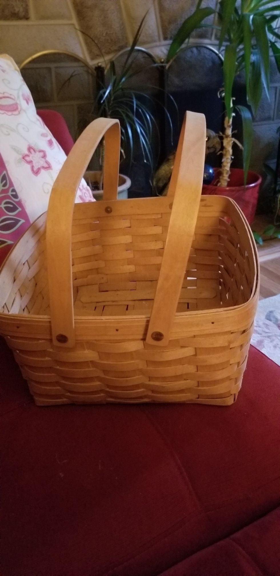 Longaberger Basket with handles