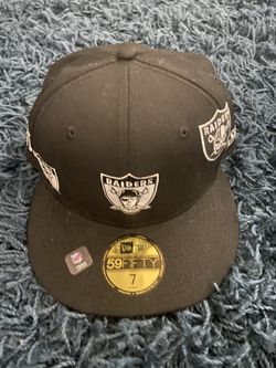 New Era 59Fifty Las Vegas Raiders Just Don Fitted Hat Black (contact info removed)5 Men's NWT BRAND NEW