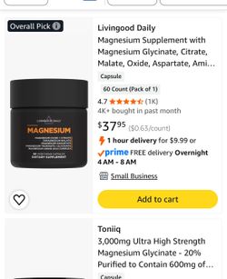 Livingood daily brand Magnesium