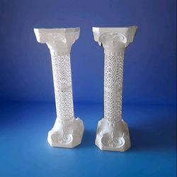2 Pieces Plastic Roman Columns Decor