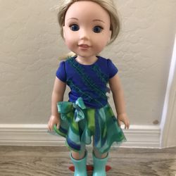 American Girl Welliewishers Camille Doll 