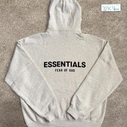Fear of God Essentials Dark Oatmeal Gray Hoodie Brand New | 100% Authentic Size Available: Extra Extra Small
