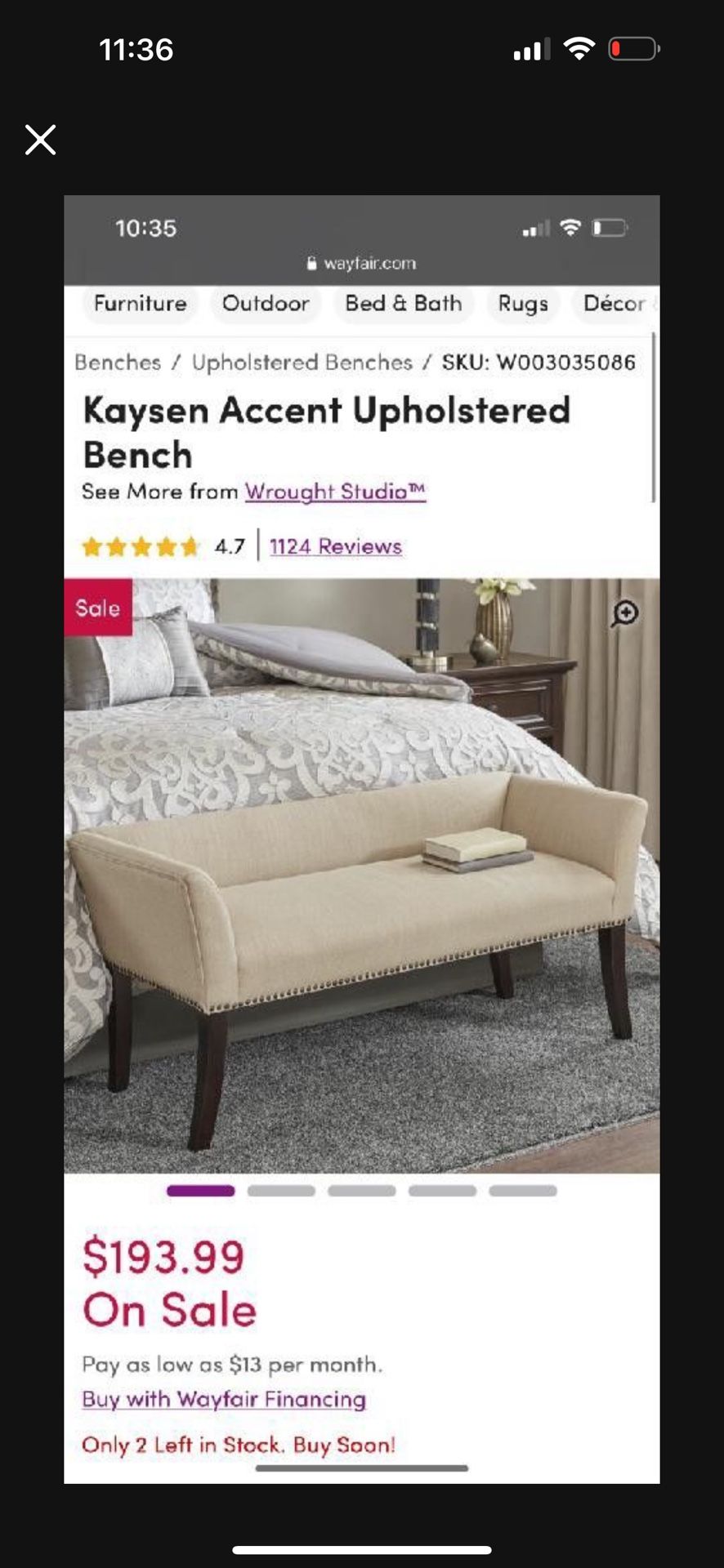 Bedroom Chair Set