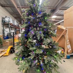 Home Accents 7.5 ft Montrose Douglas Fir Led Pre-lit Tree