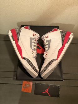 Size 10.5M - Jordan 3 Fire Red