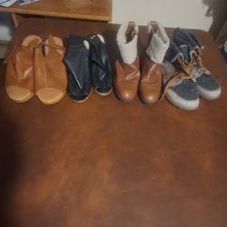 Vintage Clothes And Shoes,boots Lot